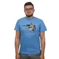 T-shirt "EAR10 Raccoon" – blue