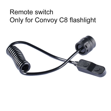 Tlakový dálkový spínač pro svítilnu Convoy C8