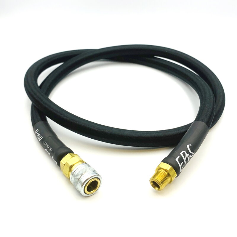 HPA S&F hose – female QD + 1/8NPT – 100cm - visual