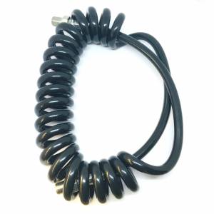 High-pressure twisted HPA hose – 2× external 1/8 NPT thread